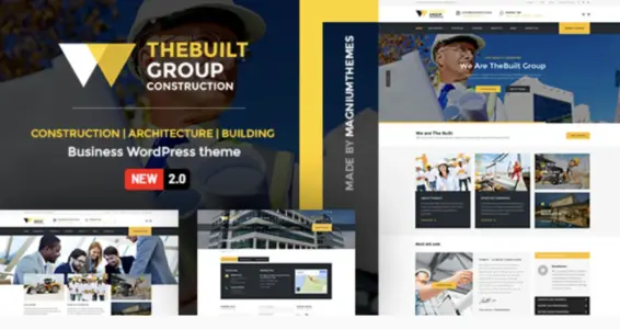 The Built Pro – Construction and Architecture WordPress theme