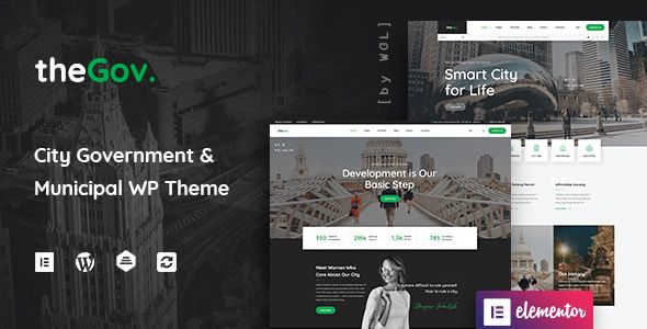TheGov – Municipal and Government WordPress Theme 1 The Gov – Municipal and Government WordPress Theme