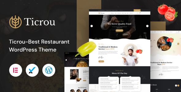 Ticrou – Restaurant WordPress Theme 1 Ticrou – Restaurant WordPress Theme