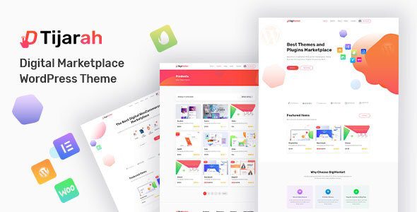Tijarah | Digital Marketplace WooCommerce Theme 1 Tijarah Digital Marketplace WordPress Theme