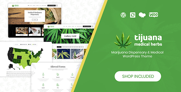 Tijuana - Marijuana Dispensary & Medical WordPress Theme 1 Tijuana - Marijuana Dispensary & Medical WordPress Theme