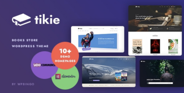 Tikie Book Store Woo Commerce WordPress Theme