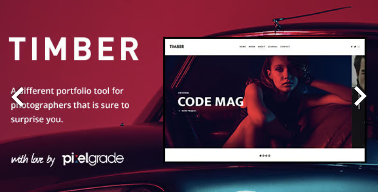 TIMBER – An Unusual Photography WordPress Theme 1 TIMBER – An Unusual Photography WordPress Theme