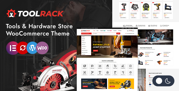 Toolrack - Machine Tools and Hardware Store WordPress WooCommerce Theme 1 Toolrack Tools & Hardware Store WooCommerce Theme