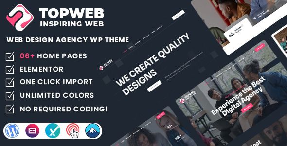 Topweb – Web Design Agency WordPress Theme 1 Topweb – Web Design Agency WordPress Theme