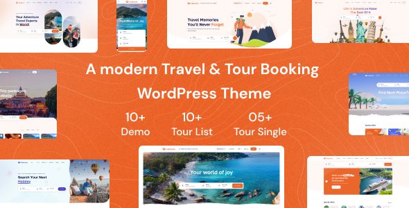 Tourio – Travel Tour Booking WordPress Theme 1 Tourio – Travel Tour Booking WordPress Theme