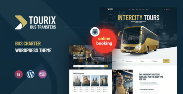 Tourix Bus Charter WordPress Theme