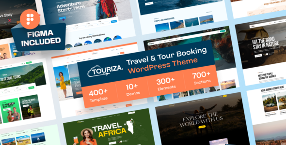 Touriza – Tour & Travel Booking WordPress Theme 1 Touriza – Tour & Travel Booking WordPress Theme