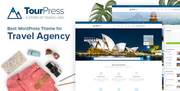 TourPress - Travel Booking WordPress Theme 1 Tour Press Travel Booking WordPress Theme