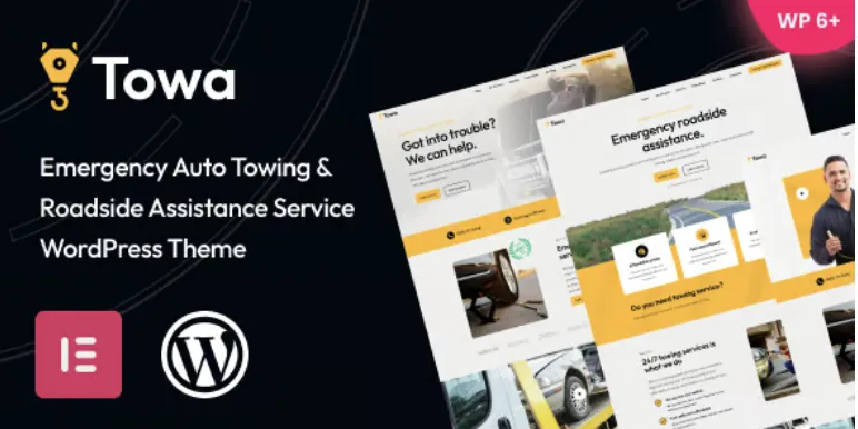 Towa - Emergency Auto Towing & Roadside Assistance Service WordPress Theme 1 Towa Emergency Auto Towing & Roadside Assistance Service WordPress Theme