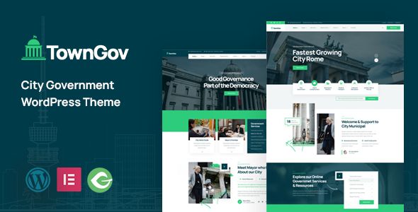 Towngov – City Government WordPress Theme 1 Towngov City Government WordPress Theme