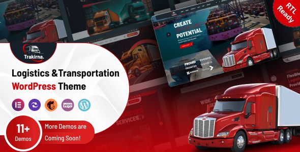 Trakirna – Transportation Logistics WordPress Theme 1 Trakirna Transportation Logistics WordPress Theme
