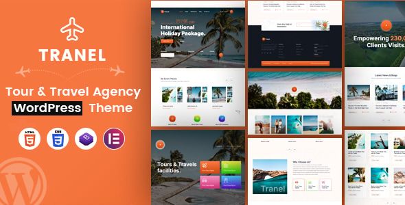 Tranel – Tour Travel Agency WordPress Theme 1 Tranel Tour Travel Agency WordPress Theme