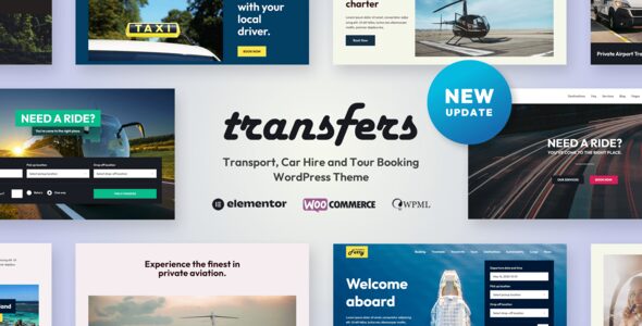 Transfers - Transport and Car Hire WordPress Theme 1 Transfers - Transport and Car Hire WordPress Theme