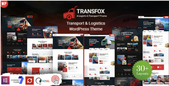 Transfox Logistics Transport WordPress Theme