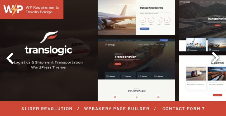 Translogic | Logistics & Shipment Transportation WordPress Theme 1 Translogic logistics and shipment transportation WordPress Theme