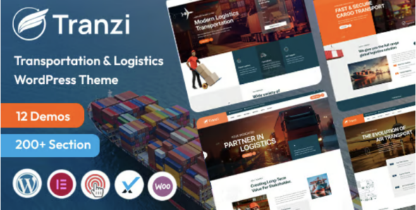 Tranzi Transportation & Logistics WordPress Theme