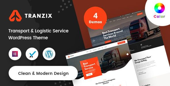 Tranzix- Logistics & Transportation WordPress Theme + RTL 1 Tranzix Logistics & Transportation WordPress Theme