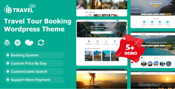 Travel - Tour Booking WordPress Theme 1 Travel Tour Booking WordPress Theme
