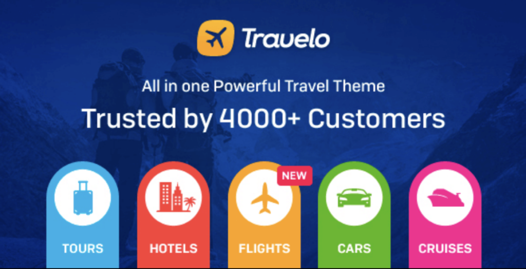 Get Travelo – Travel Booking Theme Official Licence Today