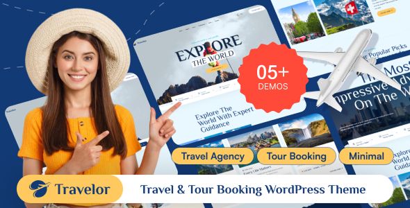 Travelor – Travel & Tour Booking WordPress Theme 1 Travelor – Travel & Tour Booking WordPress Theme