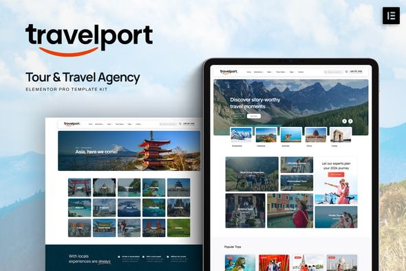 Travelport – Tour Travel Agency Elementor Pro Template Kit 1 Travelport Tour Travel Agency Elementor Pro Template Kit