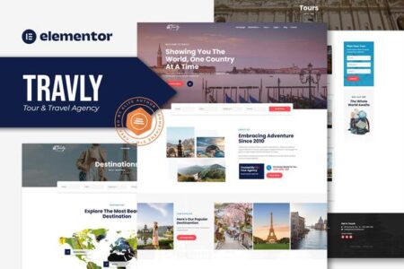 Travly Tour & Travel Agency Elementor Template Kit