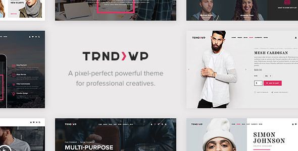 Trendy - Creative Multi-Purpose WordPress Theme 1 Trendy - Creative Multi-Purpose WordPress Theme