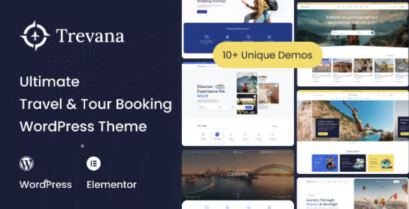 Trevana Travel & Tour Booking WordPress Theme