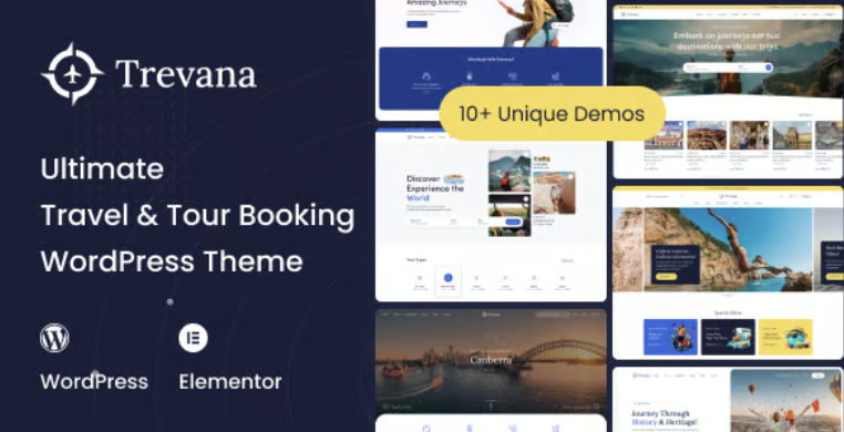 Trevana - Travel & Tour Booking WordPress Theme 1 Trevana Travel & Tour Booking WordPress Theme