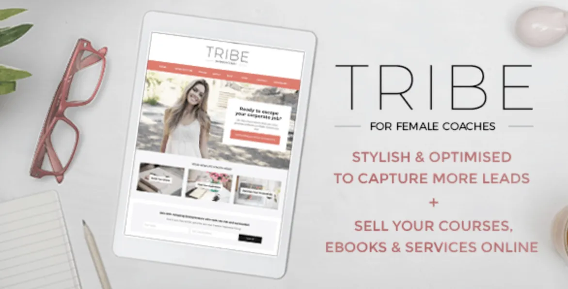 Tribe Pro – Feminine Coach WordPress Theme 1 Tribe Pro – Feminine Coach WordPress Theme