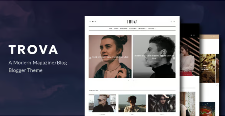 Trova - Modern Blog/Magazine Blogger Theme 1 Trova Modern Blog/Magazine Blogger Theme