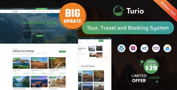 Turio – Tour and Travel WordPress Theme Tourism Agency 1 Turio Tour and Travel WordPress Theme