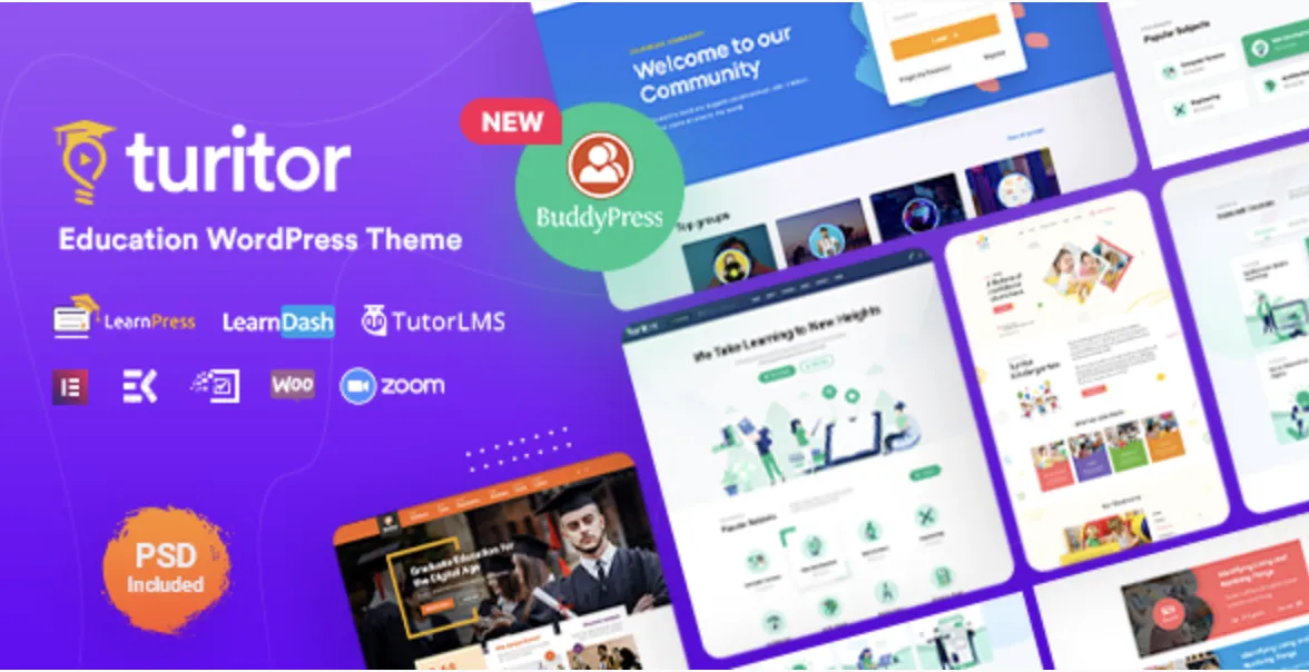 Turitor – Education WordPress Theme 1 Turitor Education WordPress Theme