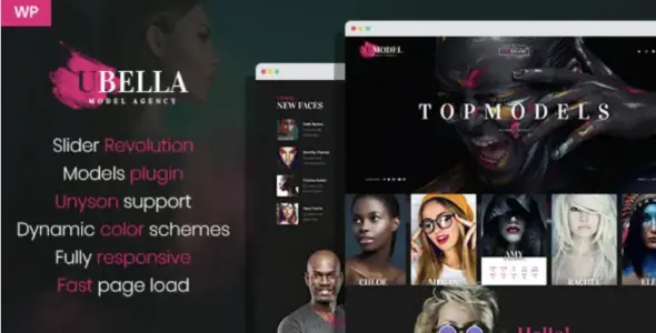 UBella - Model Agency WordPress Theme