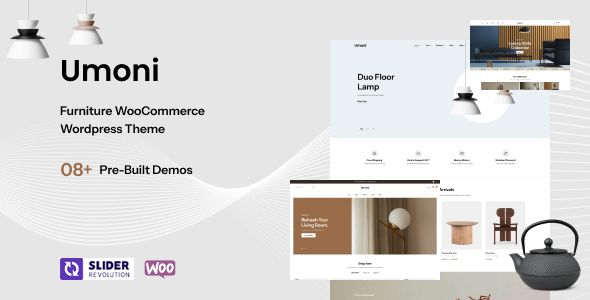 Umoni – Furniture Store WordPress Theme 1 Umoni Furniture WooCommerce WordPress Theme
