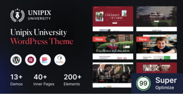Unipix University WordPress Theme