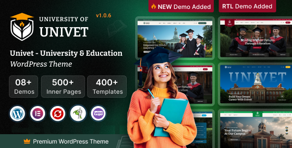 Univet – University Education WordPress Theme 1 Univet – University Education WordPress Theme
