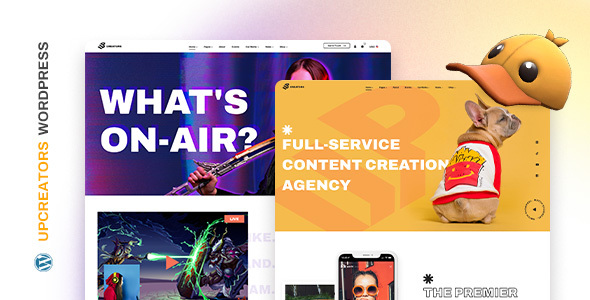 UpCreators - Digital Creators WordPress Theme 1 Up Creators - Digital Creators WordPress Theme