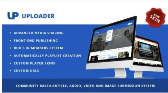 Uploader - Advanced Media Sharing Theme