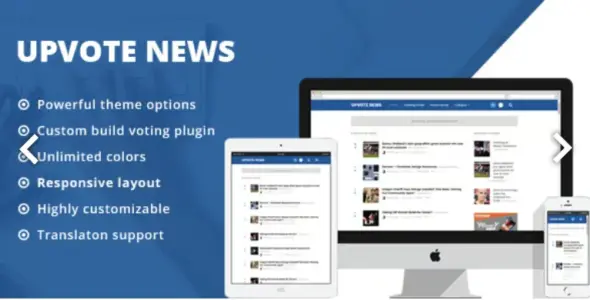 Up Vote - Social Bookmarking WordPress Theme