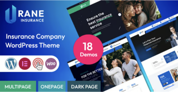 Urane Insurance WordPress Theme