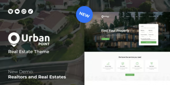 Urban Point House Selling & Rental WordPress Theme