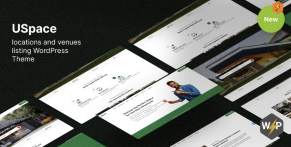 Uspace locations and venues listing WordPress Theme