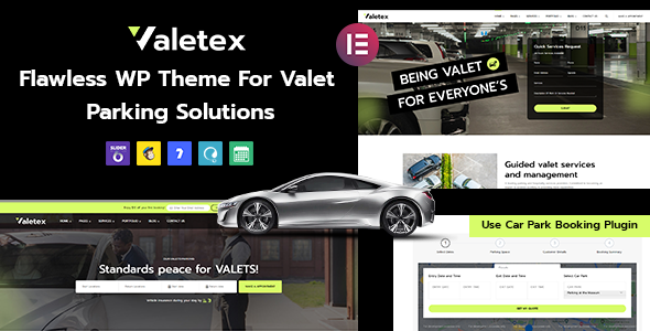 Valetex - Valet & Parking Services WordPress Theme 1 Valetex WordPress Theme