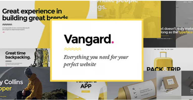 Vangard - A WordPress Theme for Freelancers and Agencies 1 Vangard WordPress Theme