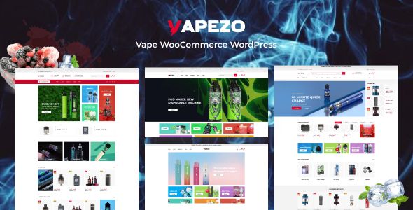 Vapezo – Vape Store WooCommerce WordPress Theme 1 Vapezo Vape Store Woo Commerce WordPress Theme