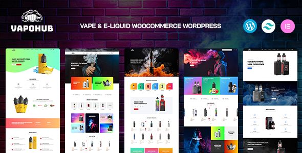 Vapohub - Vape & E-Liquid WooCommerce Theme 1 Vapohub - Vape & E-Liquid Woo Commerce WordPress Theme