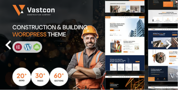 Vastcon Construction & Building WordPress Theme