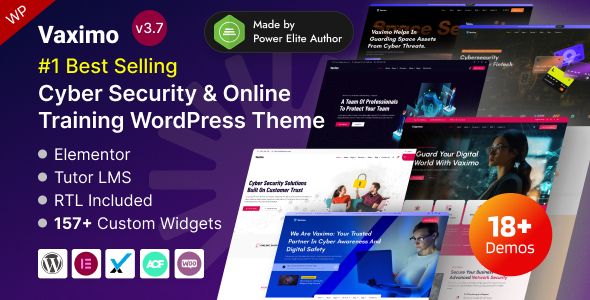 Vaximo – Cyber Security Company WordPress Theme 1 Vaximo – Cyber Security Company WordPress Theme